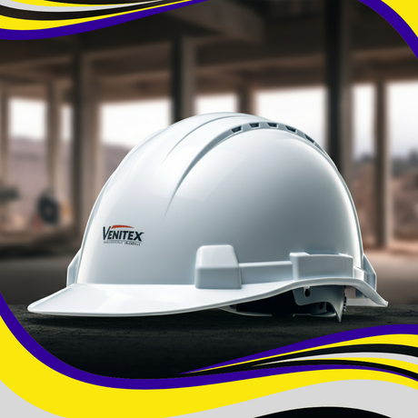 Venitex Zircon 1 White Hard Hat / Safety Helmet - Indigo Supplies Ltd