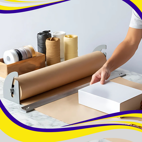 Kraft Paper Roll Bench Dispenser (up to 1000mm wide) - Indigo Supplies Ltd