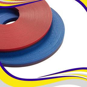 Magnetic Mag-Edge Banner Tape Red / Blue 9.5mm x 1.2mm x 30 metres (side by side) - Indigo Supplies Ltd