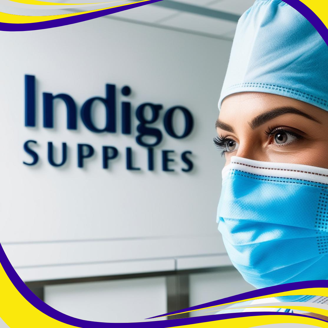 TYPE 2 R SURGICAL MEDICAL FACE MASKS (PACK OF 10) - Indigo Supplies Ltd