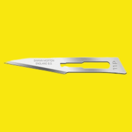 Swann Morton Non-Sterile Surgical Blades No 11P (Box of 100) Product No 0191 - Indigo Supplies Ltd