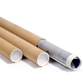 Brown Postal Tubes - Indigo Supplies Ltd