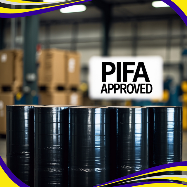 Pallet Wrap Stretch Film 500mm Wide (black) - Indigo Supplies Ltd