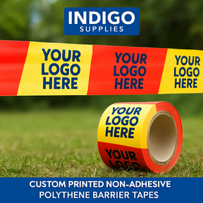 Custom Printed Barrier Tape (call for price) - Indigo Supplies Ltd