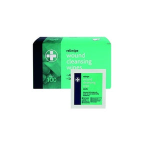 Alcohol-Free Sterile Wound Cleansing Wipes (Box 100) - Indigo Supplies Ltd
