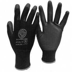 BPUNL Black PU Palm Coated Nylon Glove - Indigo Supplies Ltd