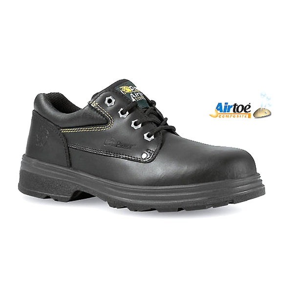 U-Power Mustang Black Leather Safety Shoe S3 - Indigo Supplies Ltd
