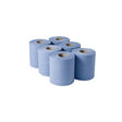 RT143 1Ply Rolls Blue 150M (Case 6) - Indigo Supplies Ltd
