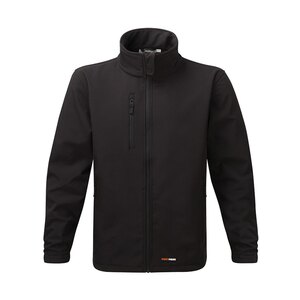 Castle 204 Selkirk Fleece Lined Softshell Jacket Black - Indigo Supplies Ltd