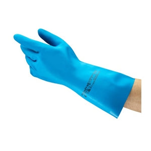 Ansell 37-501 VersaTouch Blue Nitrile Gauntlets (Case 144) - Indigo Supplies Ltd