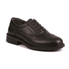 Black Executive Brogue Shoe S1P - Indigo Supplies Ltd