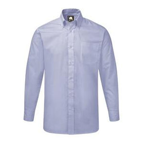 Orn 5510 Classic Oxford Sky Blue Long Sleeve Shirt - Indigo Supplies Ltd