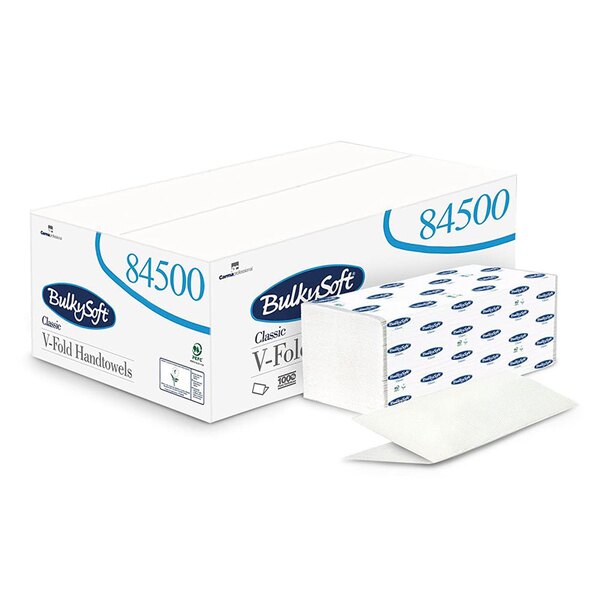 Bulky Soft 84500 Classic 2-ply V-fold Hand Towel (Case 4000)