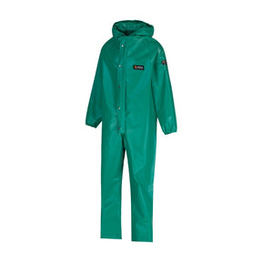 Alpha Solway CSBH Chemsol Green Hooded Chemical Coveralls - Indigo Supplies Ltd