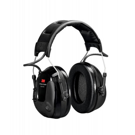 3M MT13H220A PELTOR ProTac III Headset 26 dB Slim Cups Headband Black - Indigo Supplies Ltd