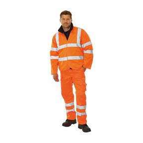 KeepSAFE High-Visibility Sleeved Waistcoat Orange - Indigo Supplies Ltd