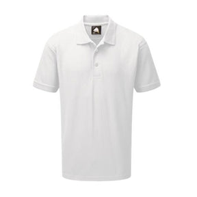 Orn 1150 Eagle Premium Polycotton Polo Shirt White - Indigo Supplies Ltd