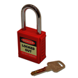 Safety Lockout Padlock Red - Indigo Supplies Ltd