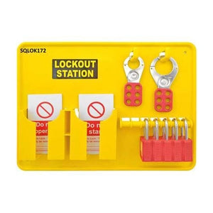 5 Padlock Lockout Station - Indigo Supplies Ltd