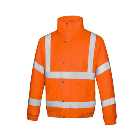 Future Hi-Vis Orange Bomber Jackets JK930 - Indigo Supplies Ltd