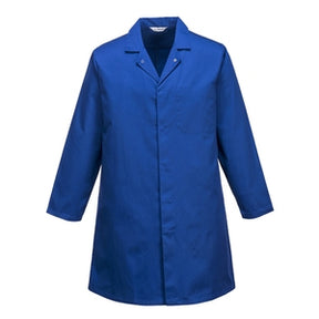 Portwest 2202 Mens Food Coat Royal Blue - Indigo Supplies Ltd