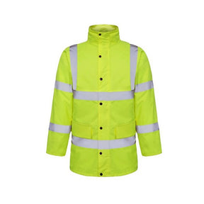 Future JK003 High Visibility Coat EN471 Yellow - Indigo Supplies Ltd