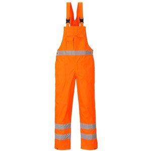 Portwest S388 High Visibility Waterproof Bib & Brace Orange - Indigo Supplies Ltd