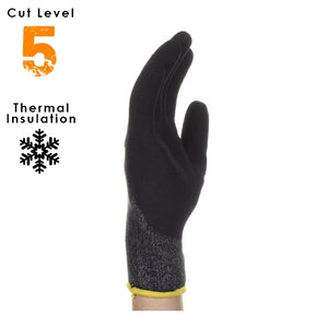 Zestos Cut Level 5 Thermal Bi-Polymer Coated Gloves - Indigo Supplies Ltd