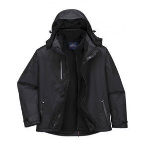 Portwest S553 3-in-1 Jacket Black - Indigo Supplies Ltd