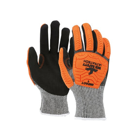 MCR IP1052NS Nitrile Foam Palm Coat Cut D Impact Gloves - Indigo Supplies Ltd