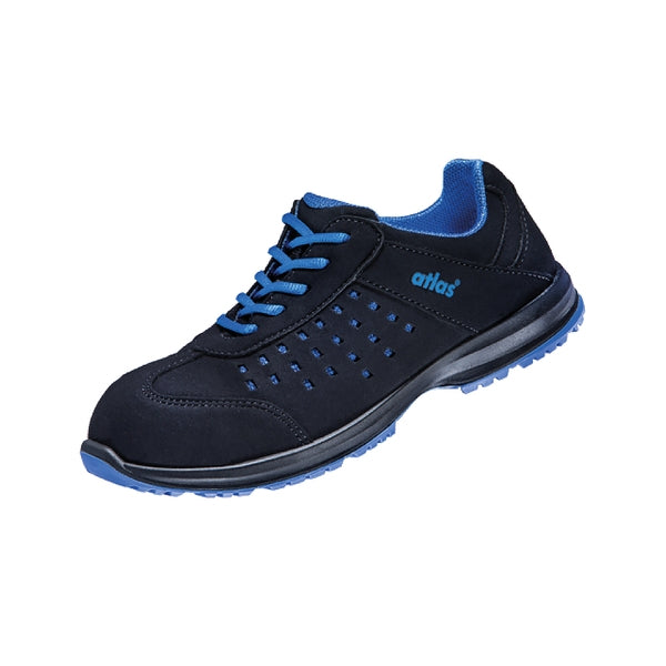 Atlas GX130 ESD Ladies Trainer S1 SRC Black/Blue - Indigo Supplies Ltd