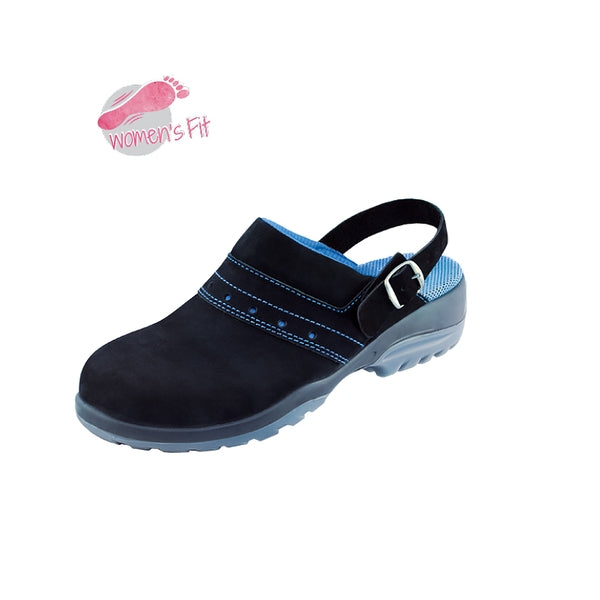 Atlas GX390 Safety Black Clog SB SRC ESD - Indigo Supplies Ltd