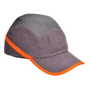 Portwest PW69 Vent Coll Bump Cap Grey/Orange