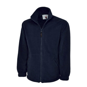 Uneek UC601 Premium Heavy Duty Fleece Jacket 380GSM Navy - Indigo Supplies Ltd