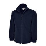 Uneek UC601 Premium Heavy Duty Fleece Jacket 380GSM Navy - Indigo Supplies Ltd