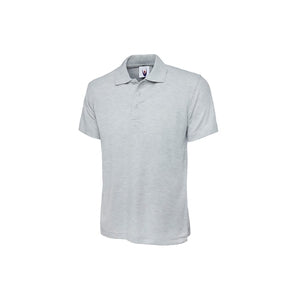 UC101 Classic Mediumweight (220 GSM) Polo Shirt Heather Grey - Indigo Supplies Ltd