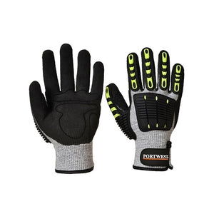 Anti-Impact Cut Resistant Glove Grey/Black - Indigo Supplies Ltd