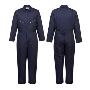 S816 Portwest Orkney Line Coverall Regular Navy - Indigo Supplies Ltd