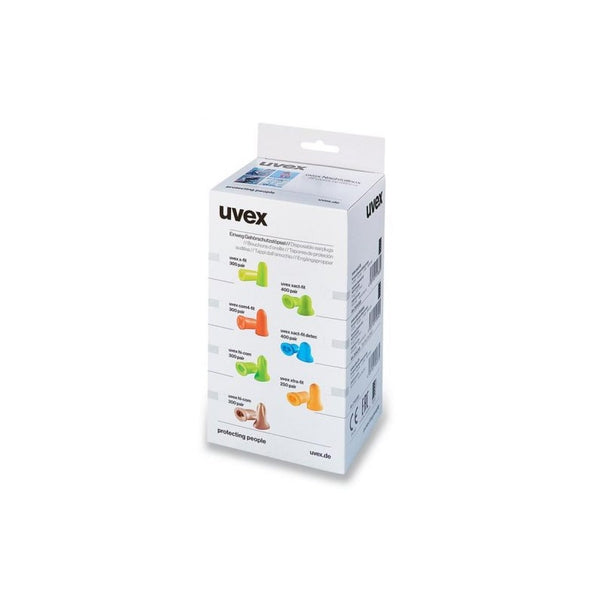 UVEX Hi-Com Ear Plug Uncorded Refill Pack 300 Pairs - Indigo Supplies Ltd