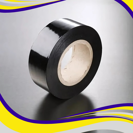 Low Tack Surface Protection Tape Plain Black - Indigo Supplies Ltd