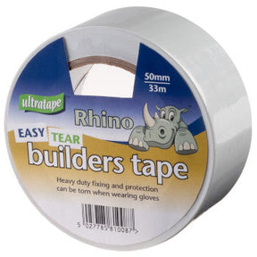 Rhino Brand Builders Tape 50mm x 33m - Indigo Supplies Ltd