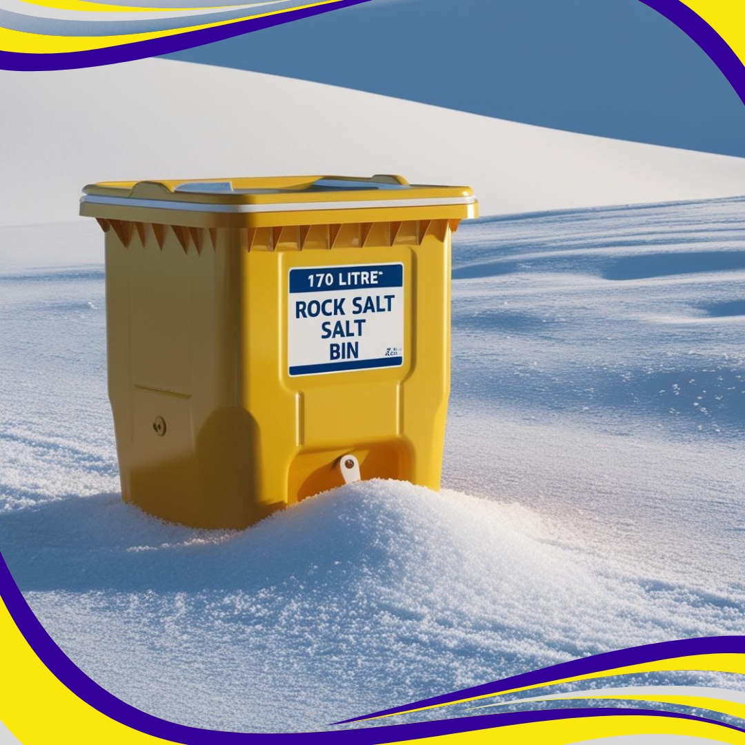 Rock Salt Grit Bin 170 Litres - Indigo Supplies Ltd