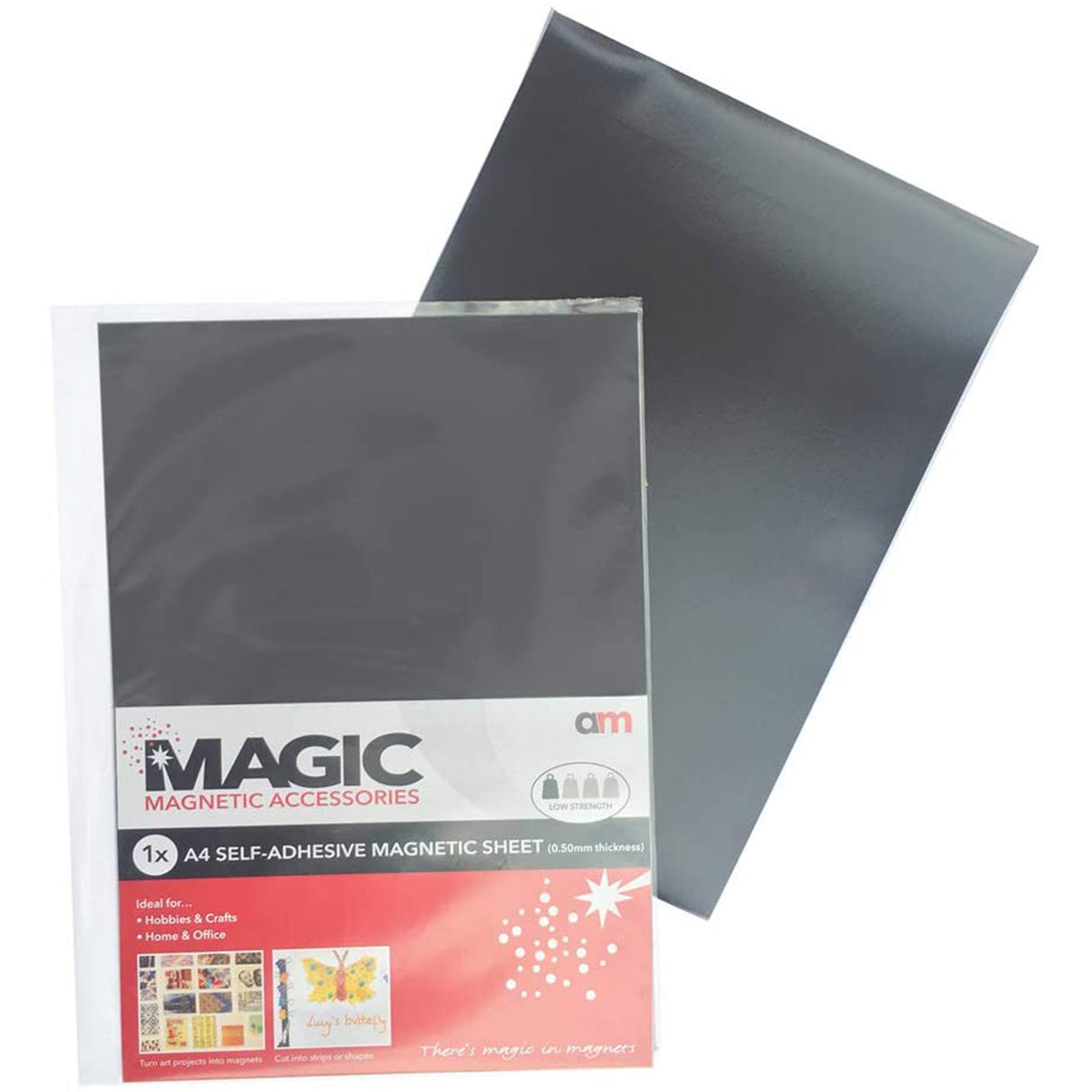 A4 Magnetic Sheet with Self-Adhesive, 0.50mm - Indigo Supplies Ltd