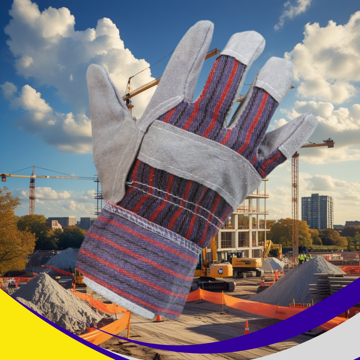 Rigger Gloves Standard Canadian Suede - Indigo Supplies Ltd