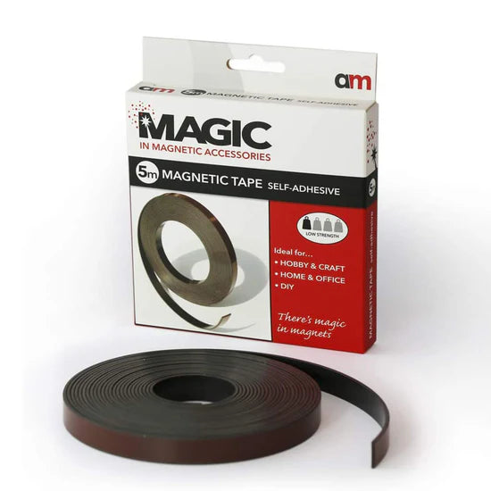 Magnetic Tape Strip with Premium Adhesive, - Indigo Supplies Ltd