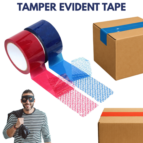 custom printed tamper evident security adhesive packaging parcel tape uk