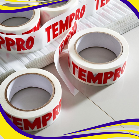 Tempro® Extra Wide High Tack Joining & Fixing Tape - Indigo Supplies Ltd