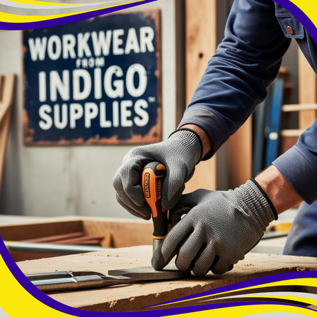 Winter Builders Latex Grip Gloves (Pack of 6 Pairs) - Indigo Supplies Ltd