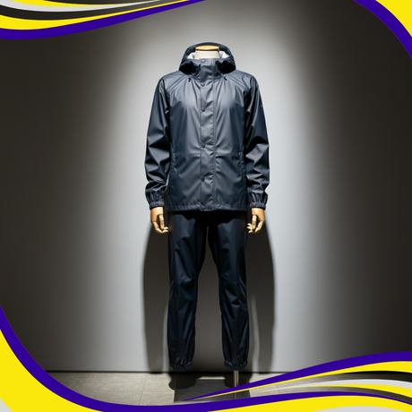 Rain Suit PVC Two Piece (Navy) - Indigo Supplies Ltd