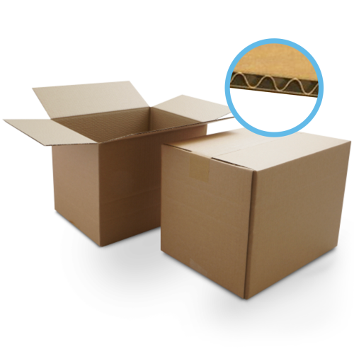 Single Wall Brown Cardboard Boxes - Indigo Supplies Ltd